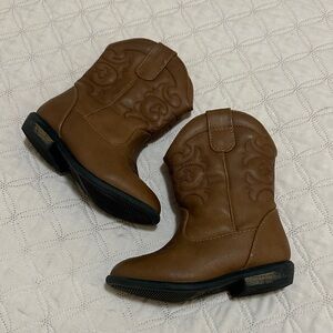 Cat & Jack Brown Cowboy Boots